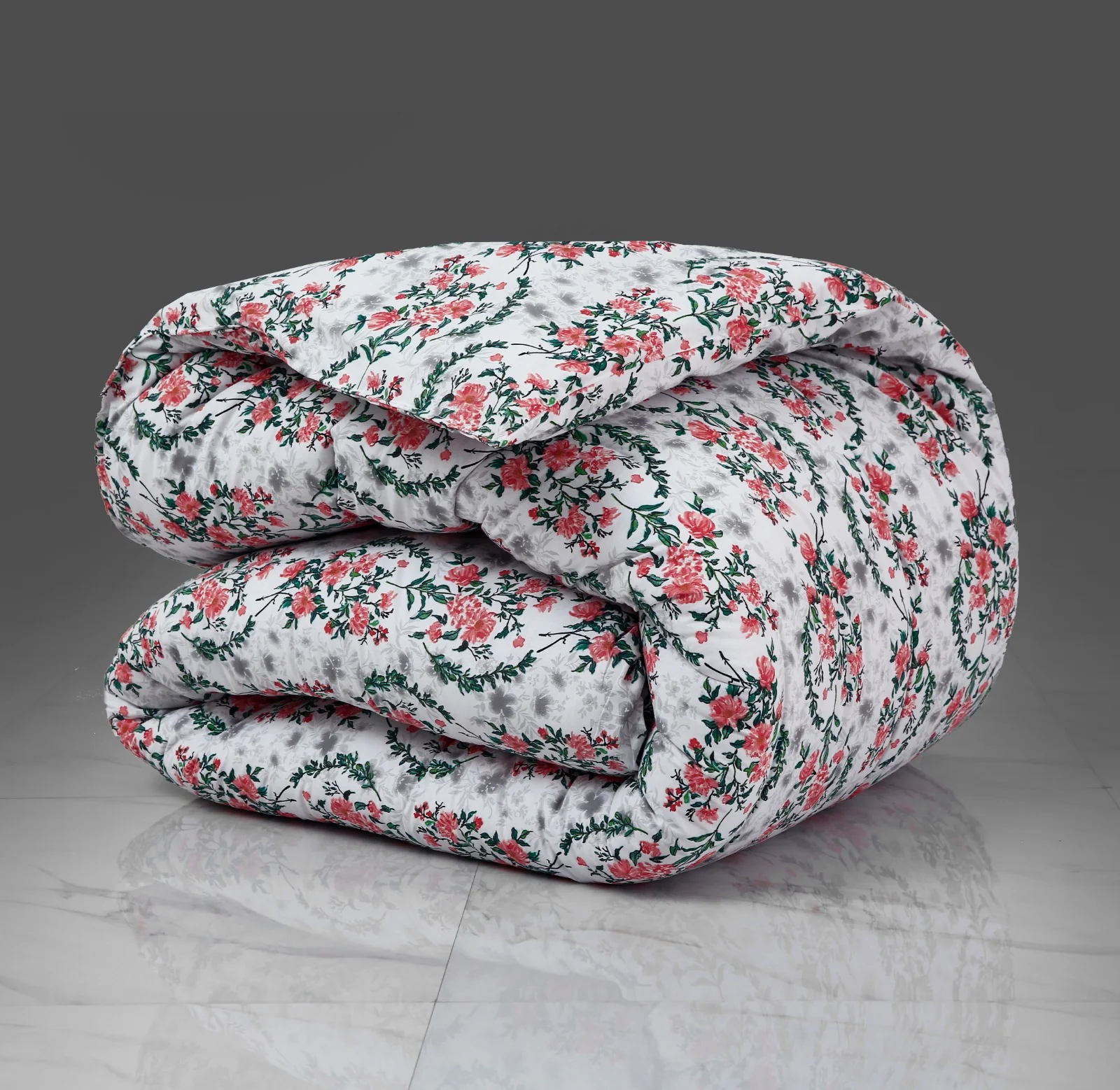 1 PC Double Winter Razai-Garden Pink