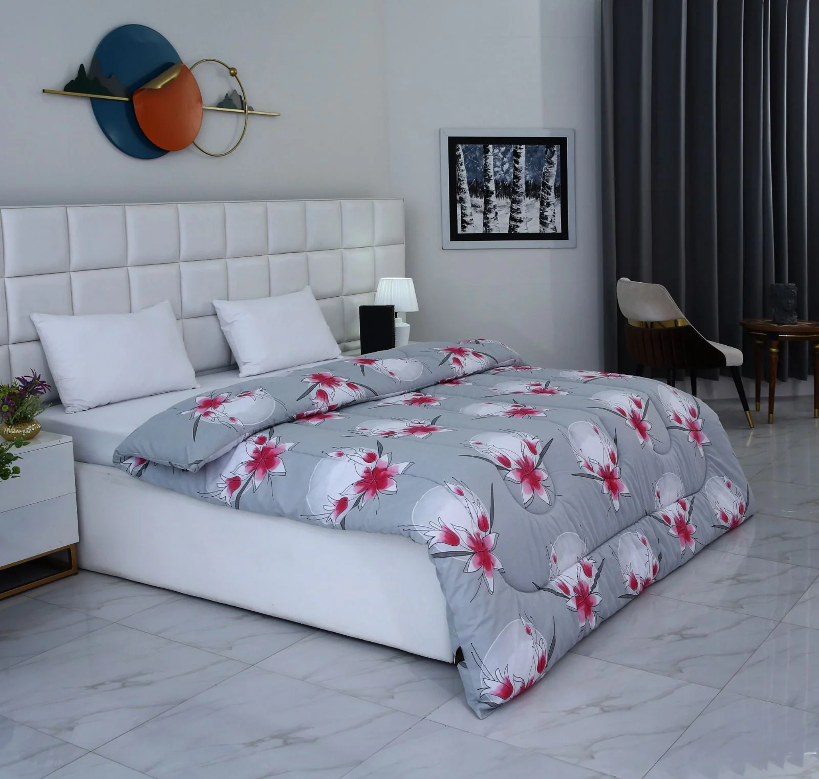 1 PC Double Winter Razai-Victorian Rose - Image 2