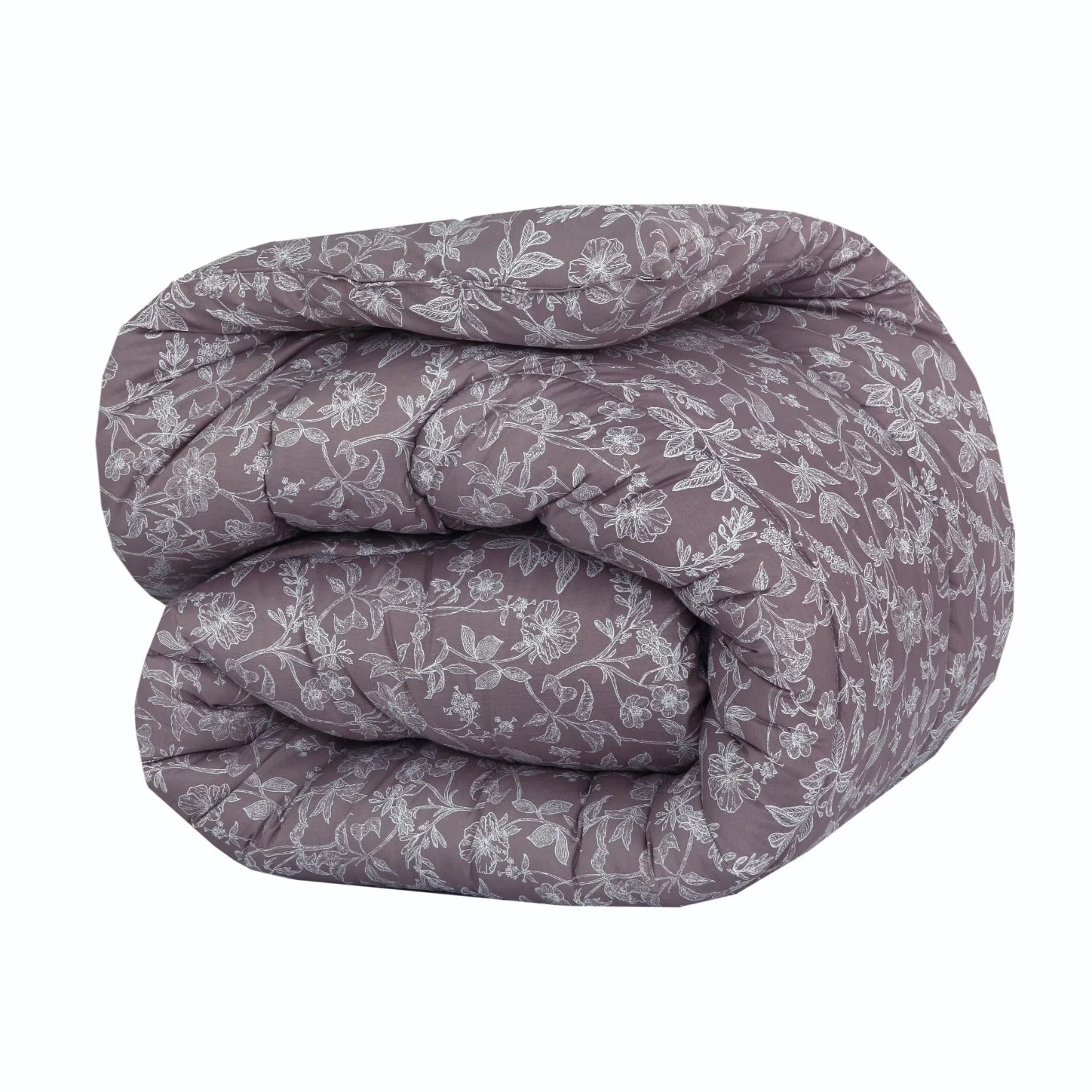 1 PC Double Winter Razai-White Peonies - Image 2