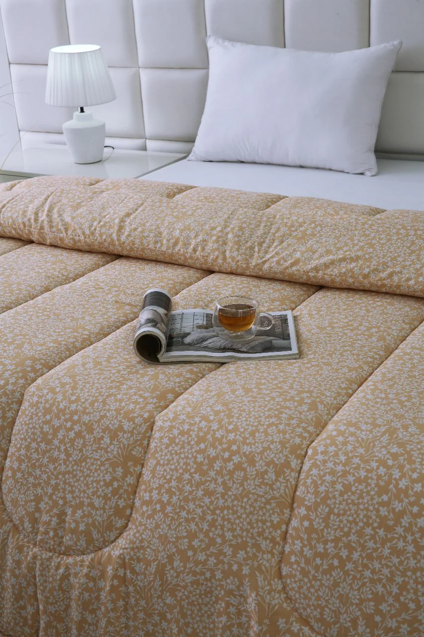 1 PC Single Razai-Beige Bloom - Image 7