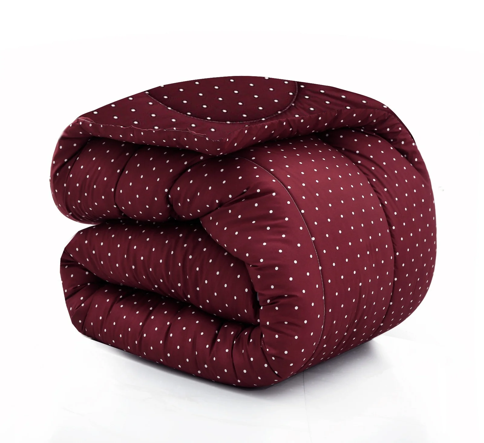 1 PC Single Razai-Plum Polka