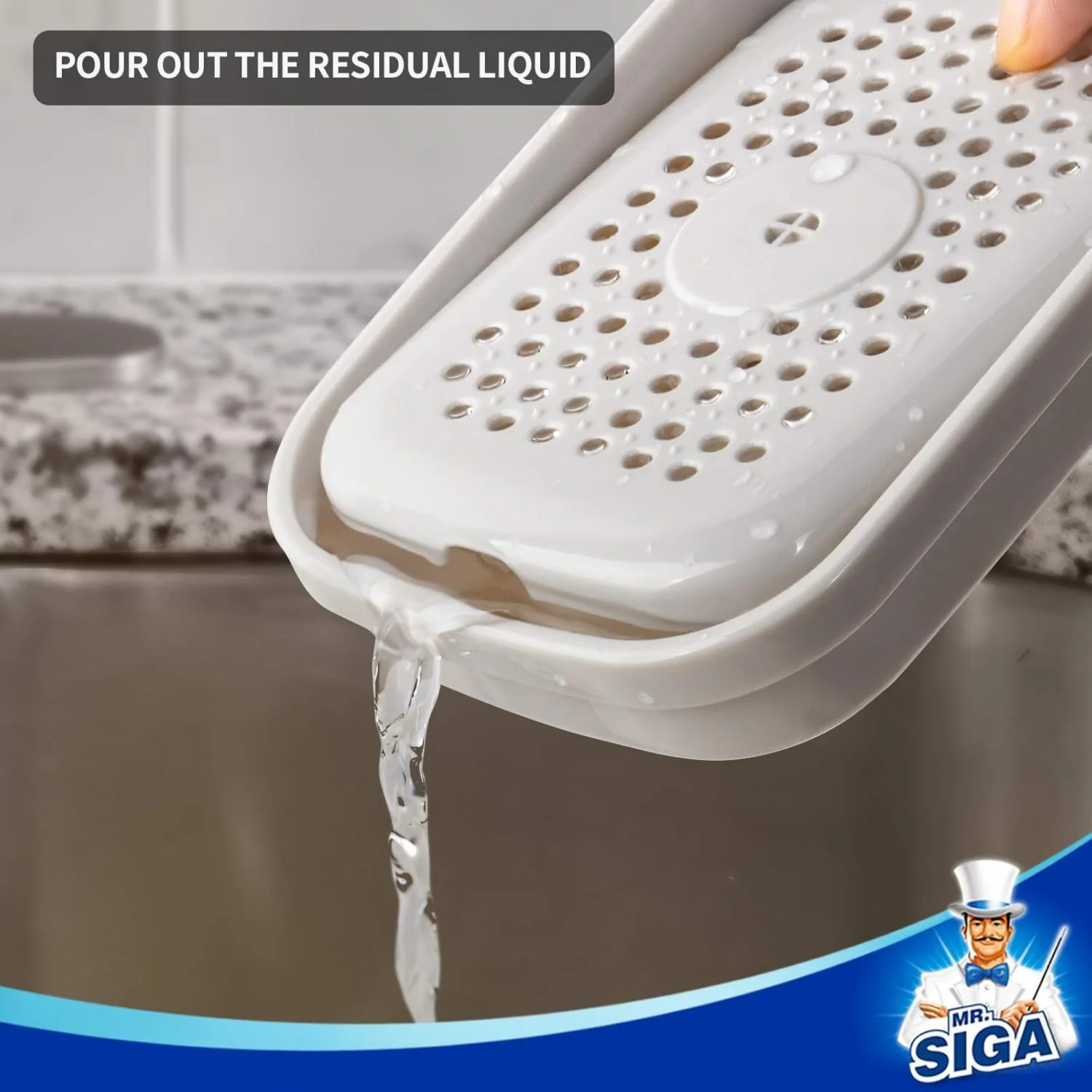 2 in 1 Premium Dishwashing Soap Pump Dispenser and Sponge Holder (SA2510-011) - Image 10