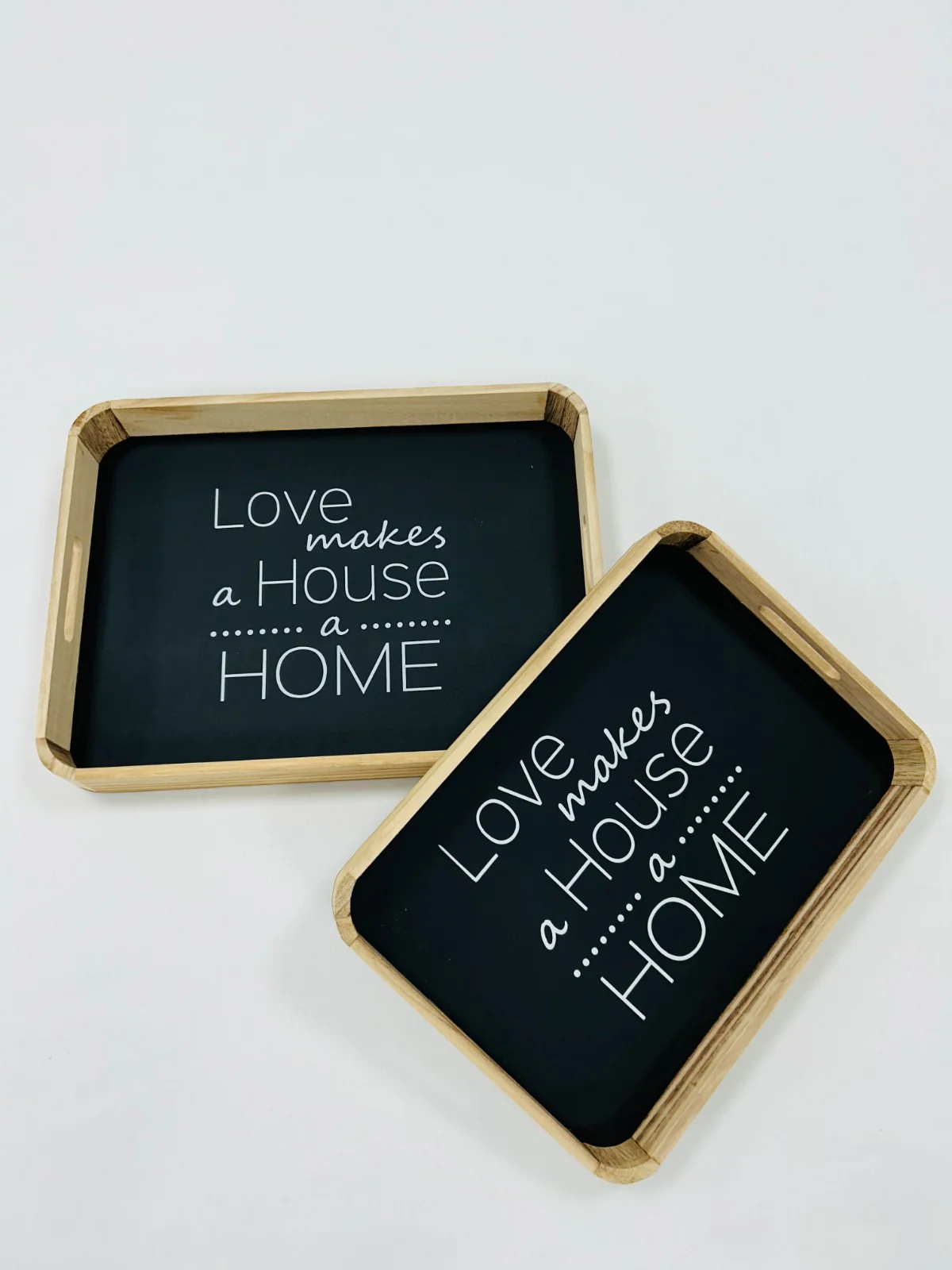 2 PCs Black Theme Tray Set-YF24(4861)