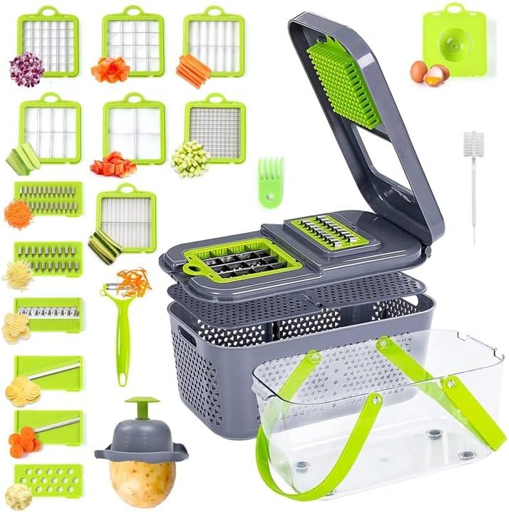 22PCs Multi-functional Food Chopper with Large Container-SA2411-47