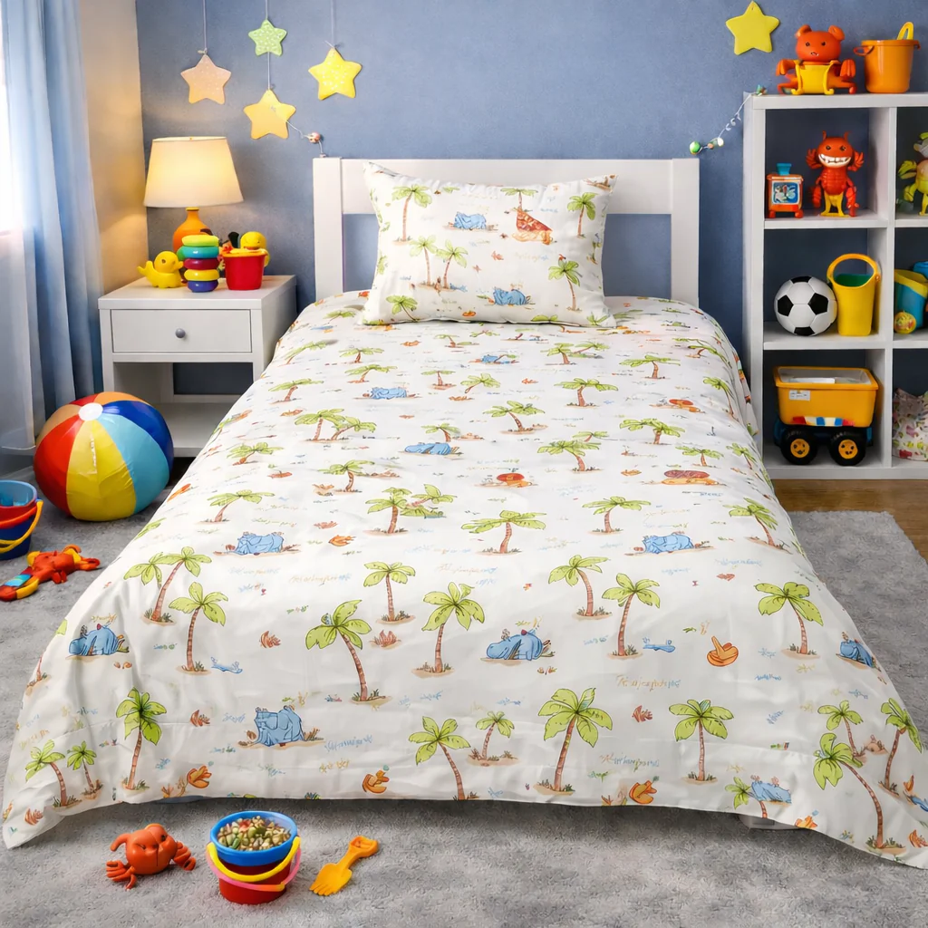 2Pcs Single Bed Sheet-SB185