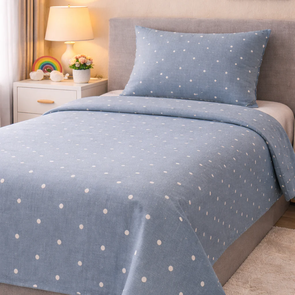 2Pcs Single Bed Sheet-SB341 - Image 3