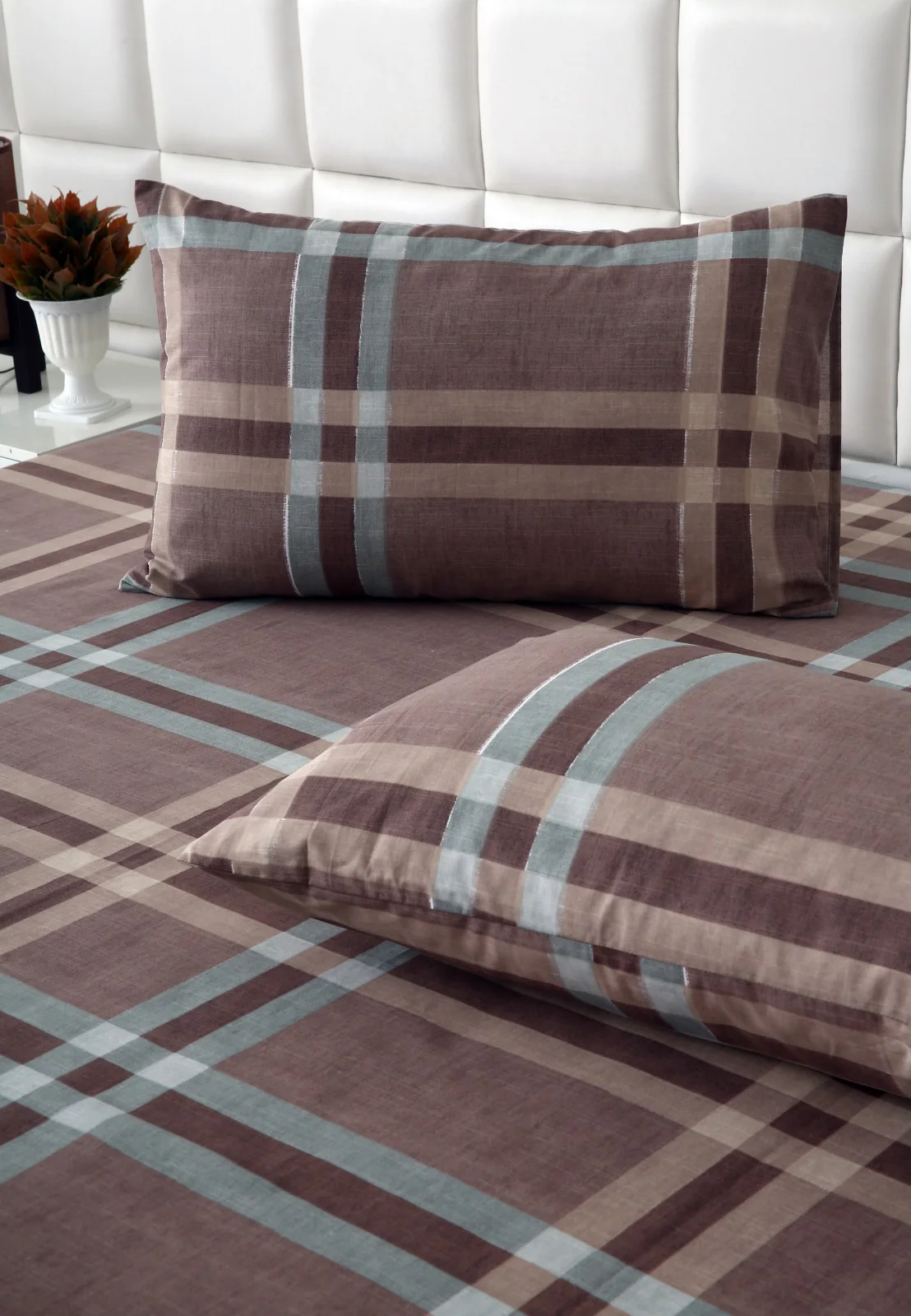 3 PCs Double Bed Sheet-DB-237 - Image 5
