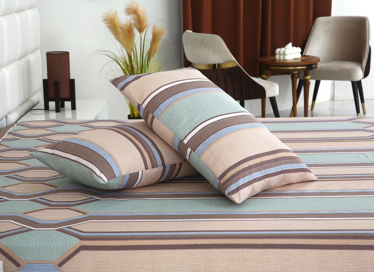 3 PCs Double Bed Sheet-DB-240 - Image 7