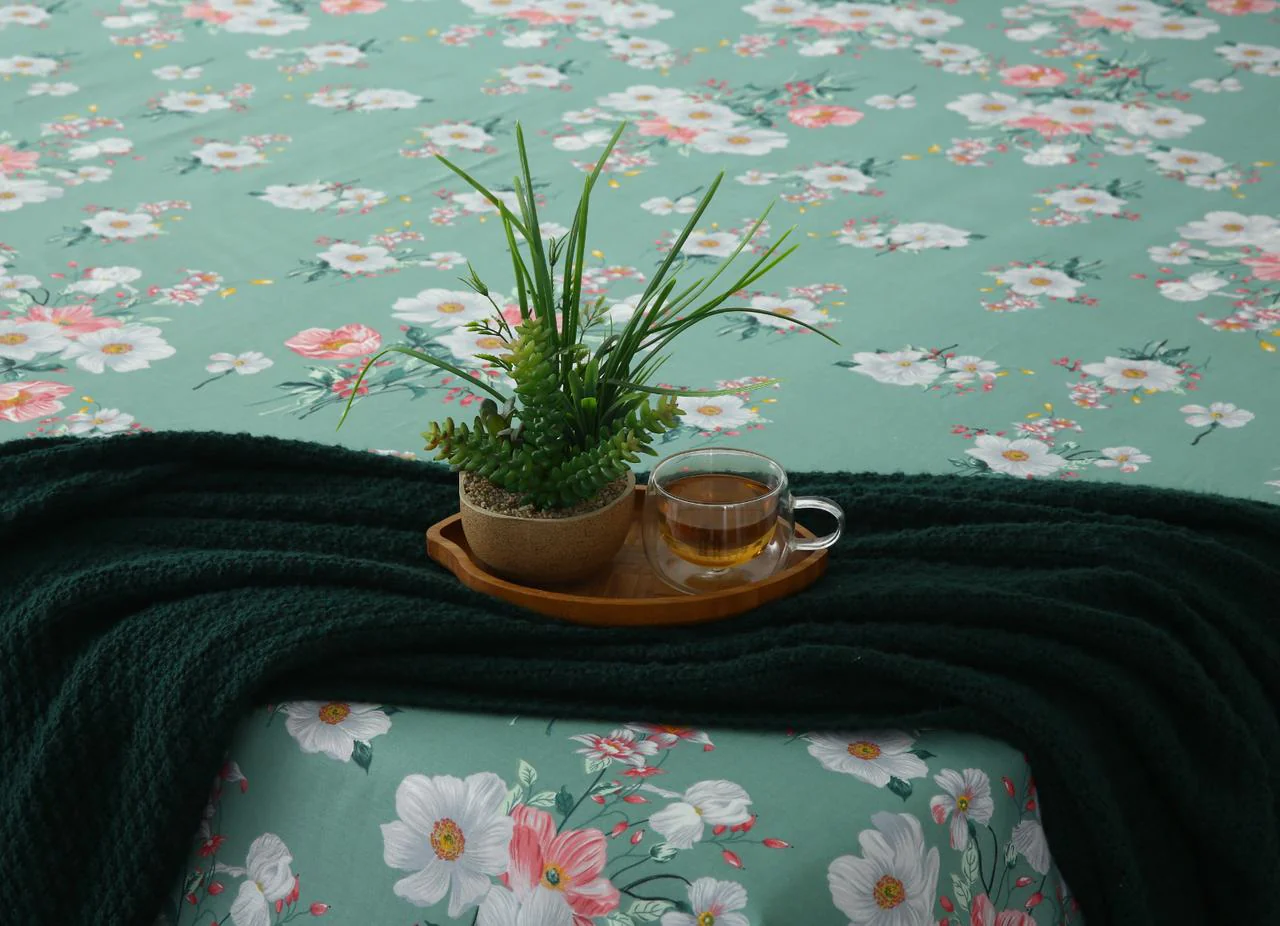 3 PCs Double Bed Sheet-DB-251 - Image 6