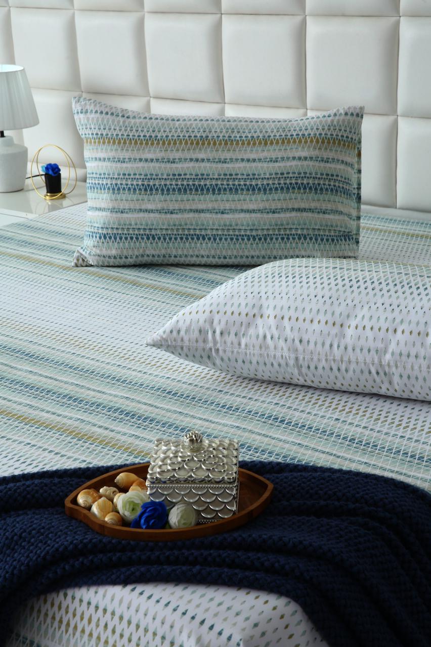 3 PCs Double Bed Sheet-DB075 - Image 5