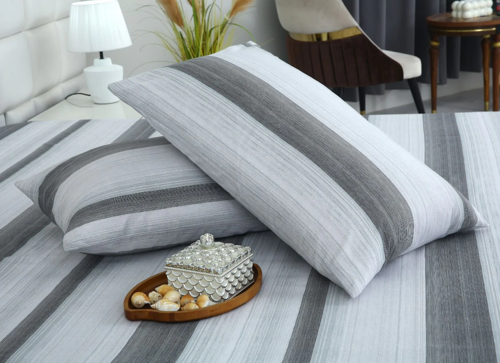 3 PCs Double Bed Sheet-DB116 - Image 5