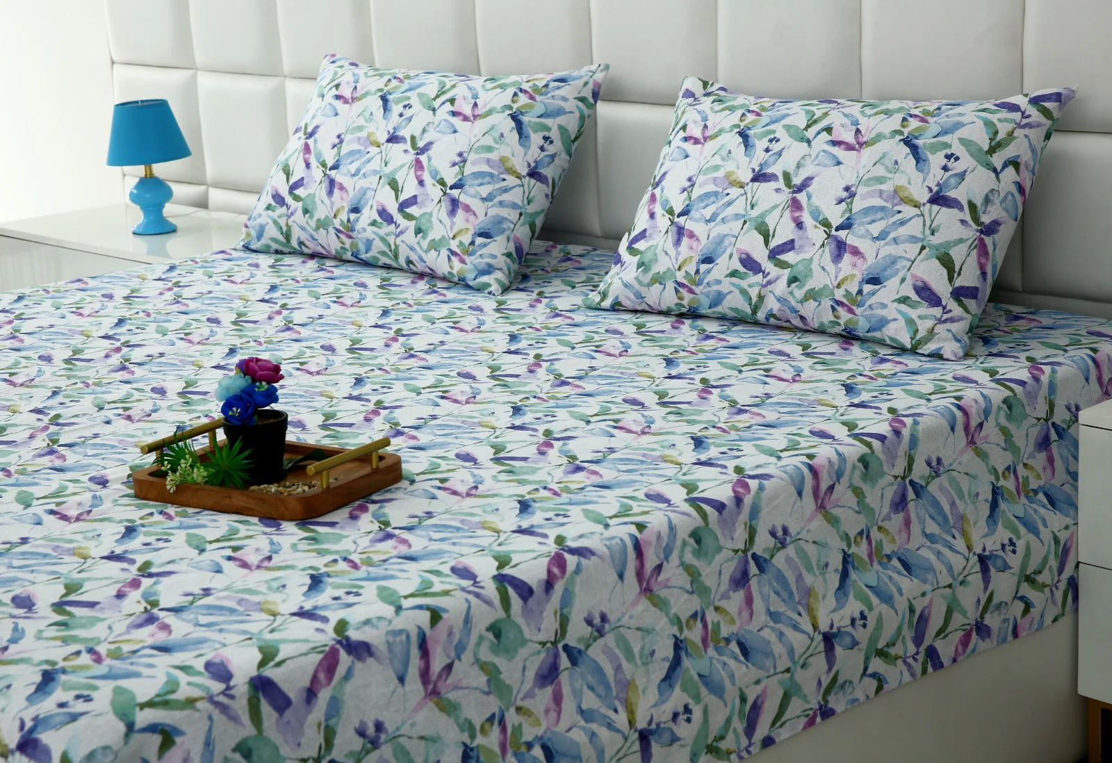3 PCs Double Bed Sheet-DB205 - Image 11