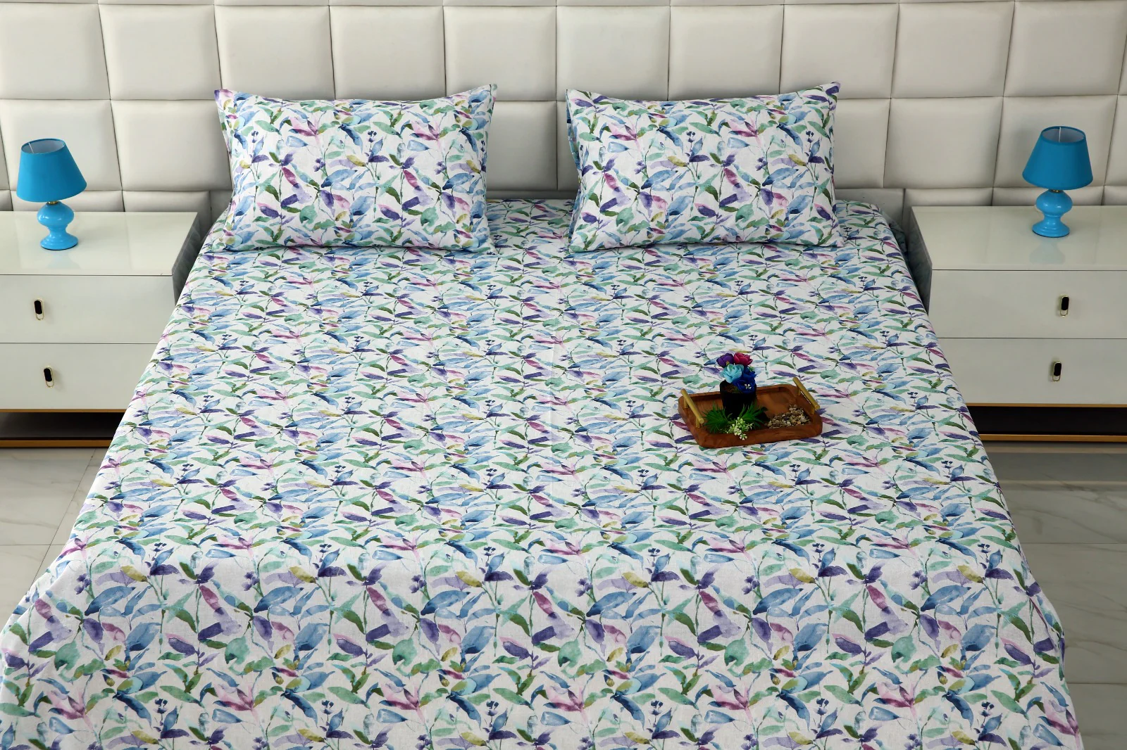 3 PCs Double Bed Sheet-DB205 - Image 9