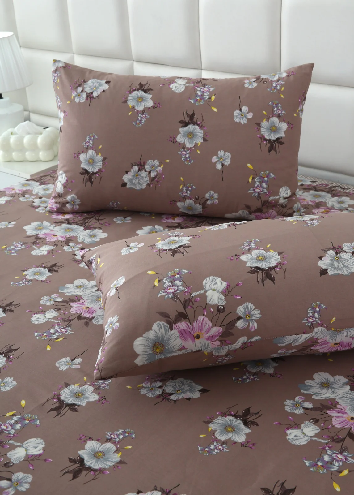 3 PCs Double Bed Sheet-DB252 - Image 5