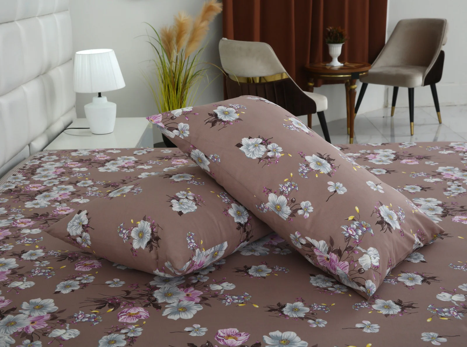 3 PCs Double Bed Sheet-DB252 - Image 7