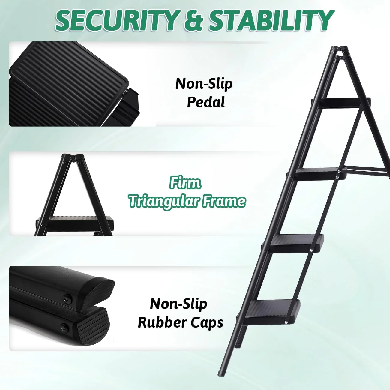 3 Step Ladder Folding Step Stool (SA2510-050) - Image 7