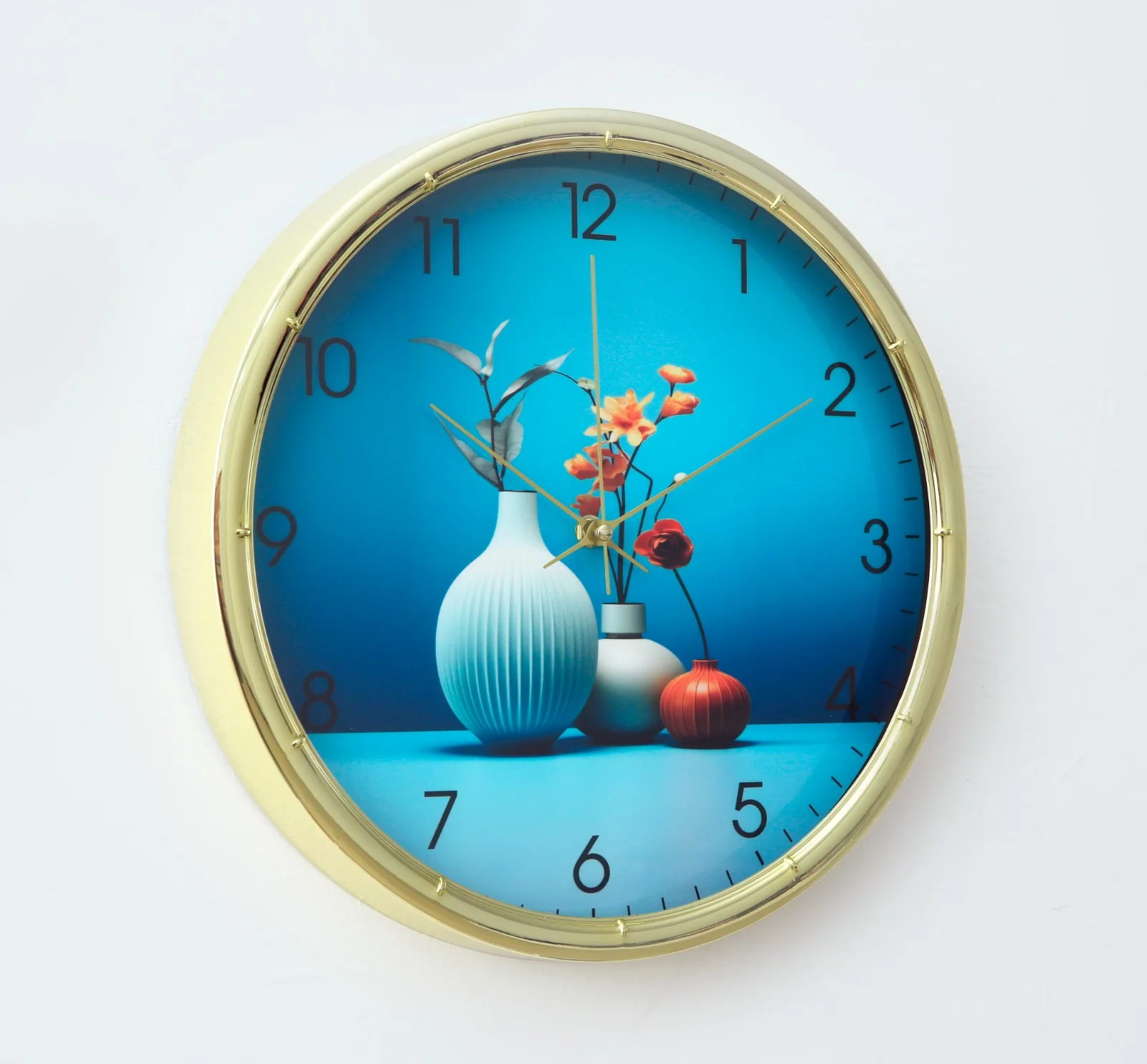30 Cm Wall Clock SA2311-18-Multi Vases - Image 2