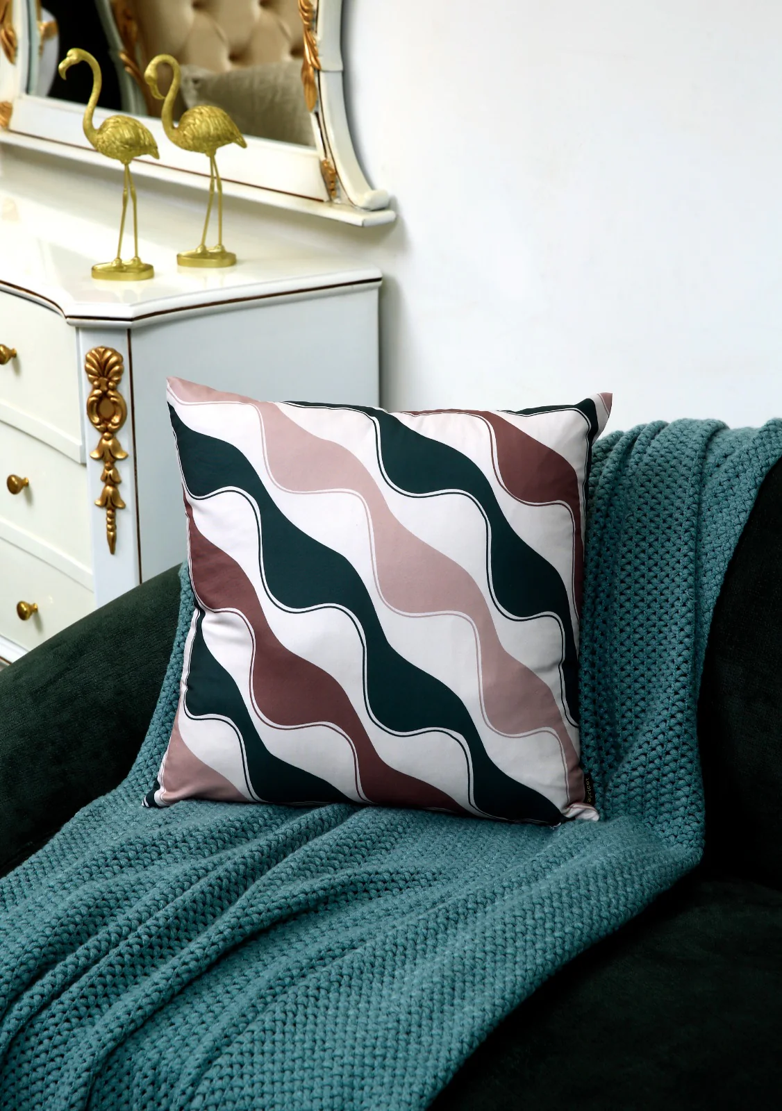 4 PCs Digital Printed Cotton Cushions-HOME - Image 8