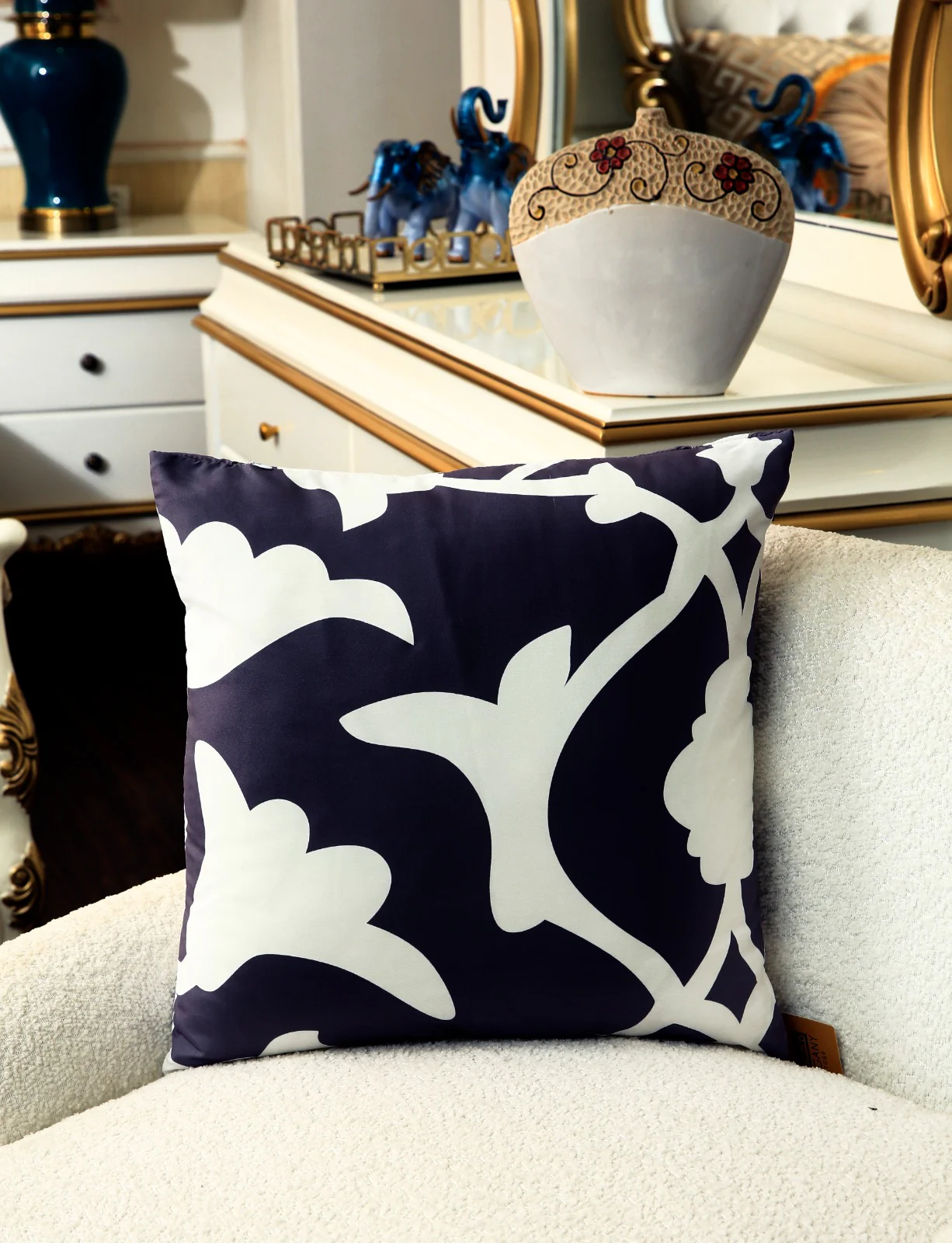4 PCs Digital Printed Cotton Cushions-Moroccan Style - Image 4