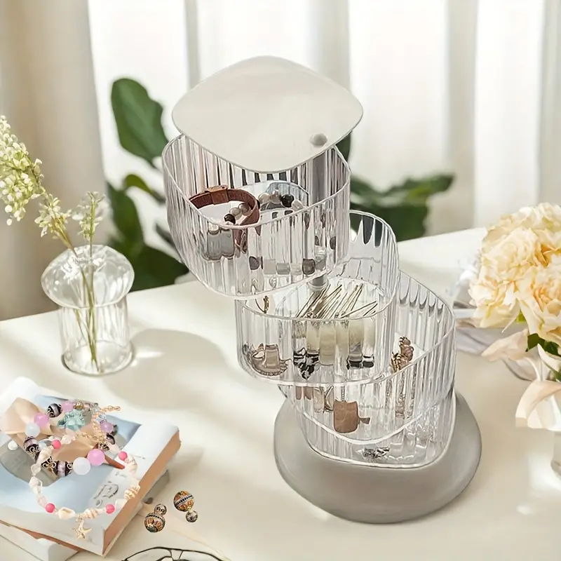 4 Tier  Transparent Jewelry15293 Organizer - Image 3
