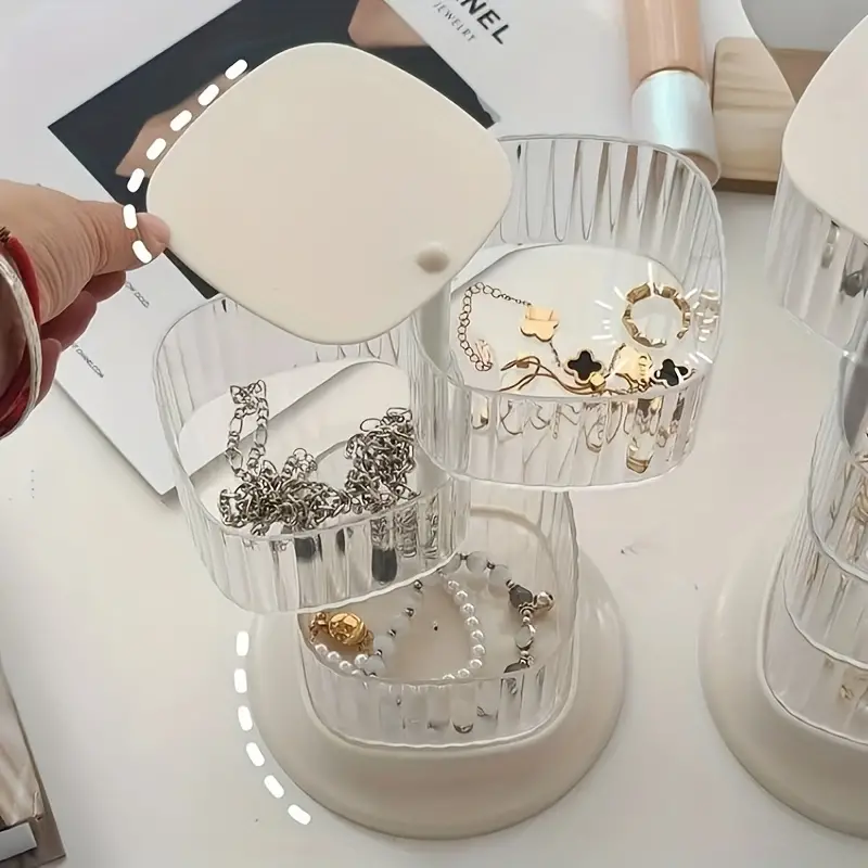 4 Tier  Transparent Jewelry15293 Organizer - Image 4