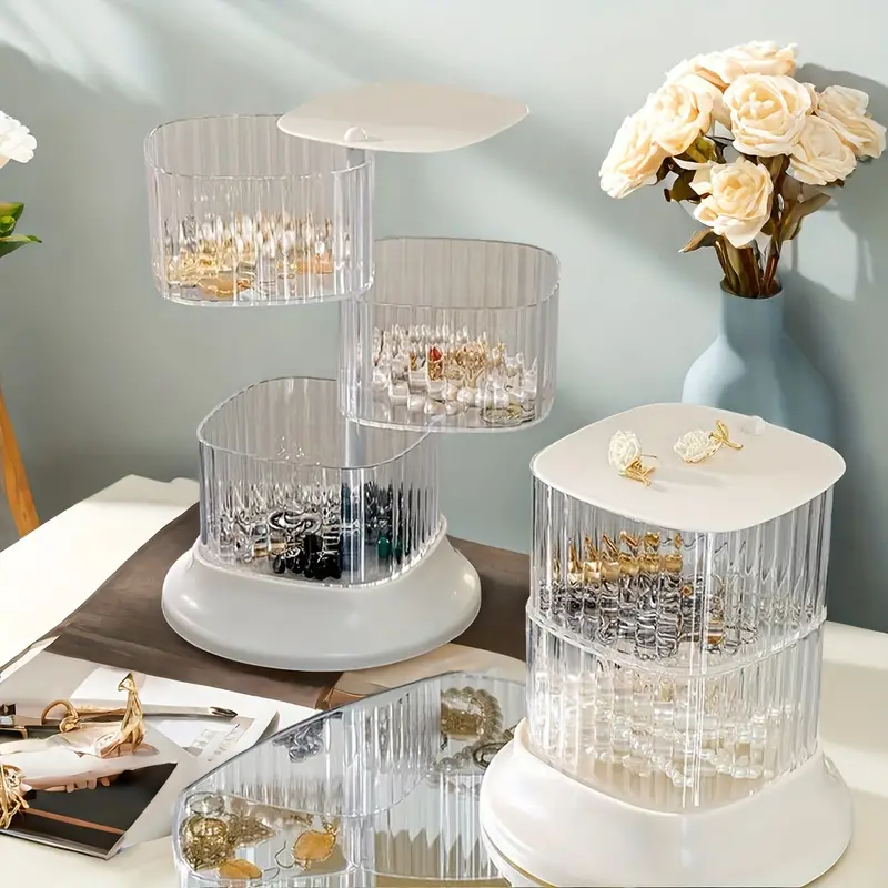4 Tier  Transparent Jewelry15293 Organizer - Image 7