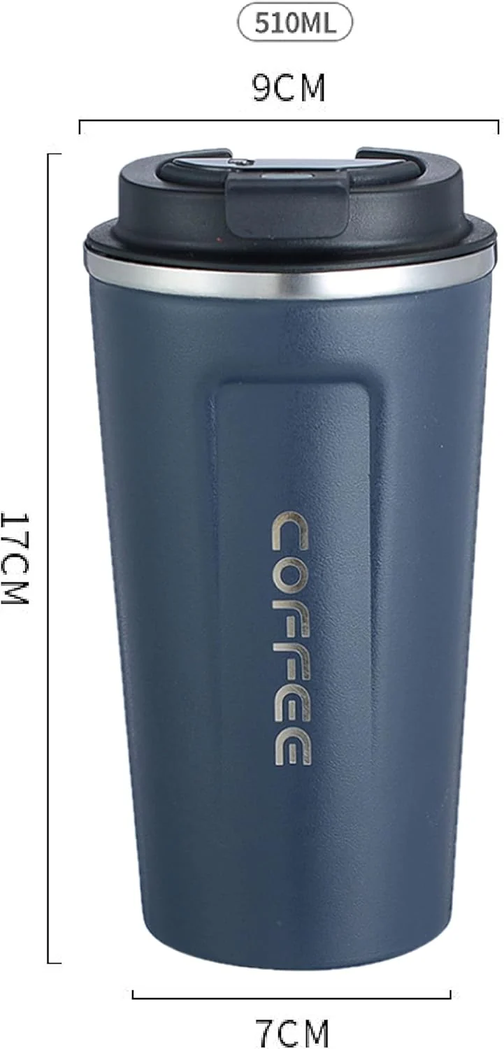 510ML Thermo Coffee Mug with Hermetic Temperature (SA2510-074)Azul Blue - Image 5