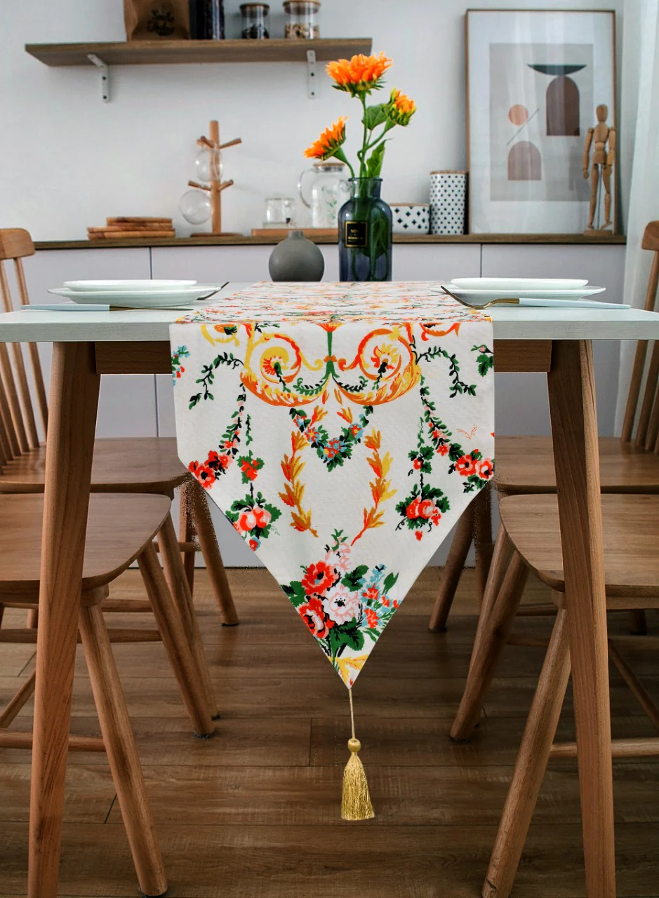 6 & 8 Seater Dining Table Runner-Secret garden - Image 3