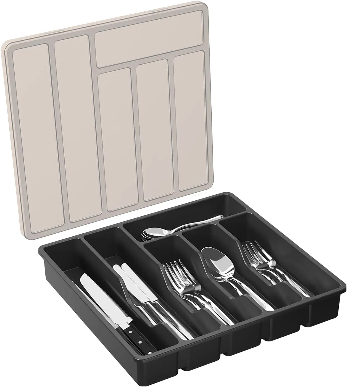6 Compartments Drawer Countertop with Lid (SA2510-070) - Image 2