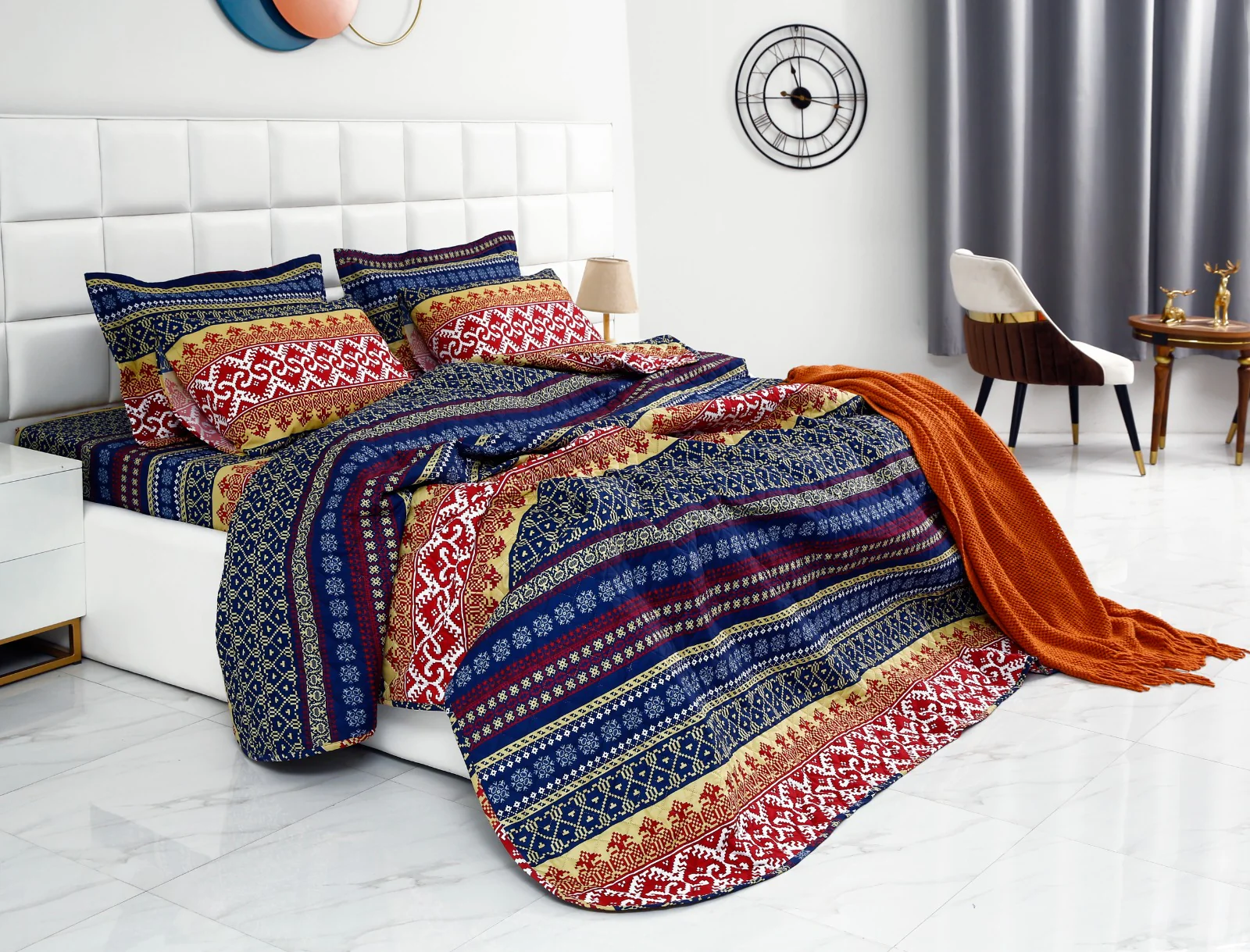 6 PCs Bed Spread Set-Express - Image 4
