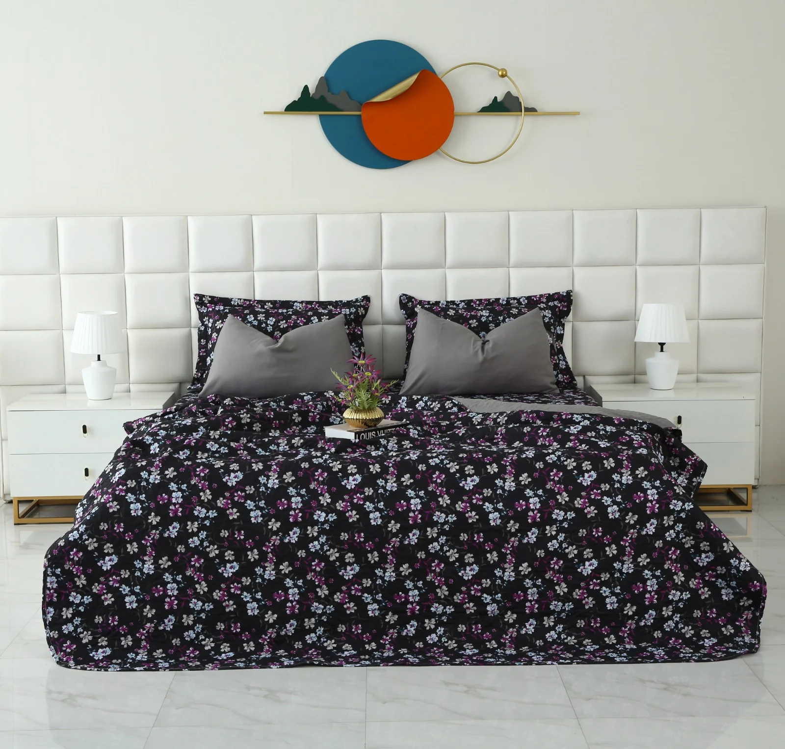 6 PCs Dyed Bed Spread Set-Rosemary - Image 3