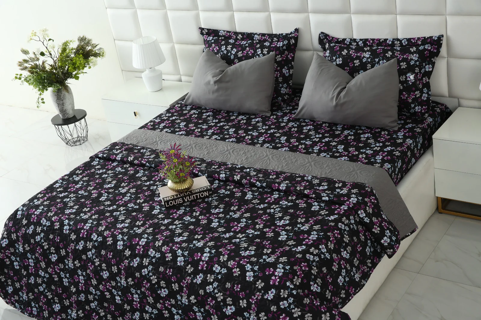6 PCs Dyed Bed Spread Set-Rosemary - Image 6
