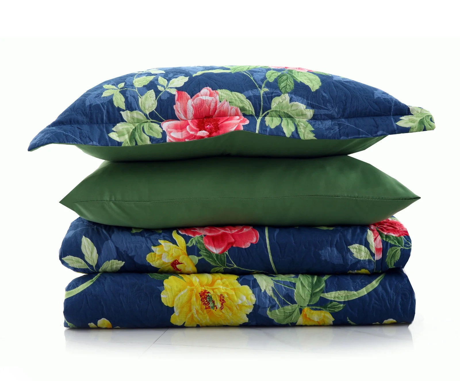 6 PCs Printed Bed Spread Set-Orchid - Image 15