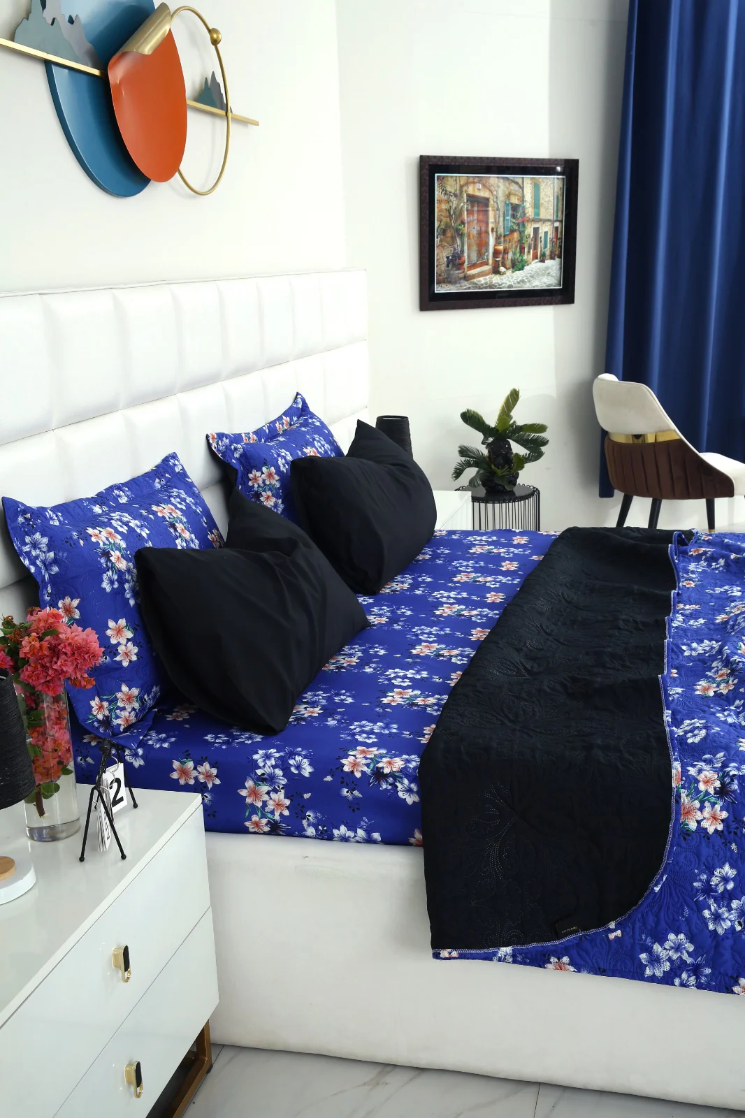 6 PCs Printed Bed Spread Set-Phlox - Image 8
