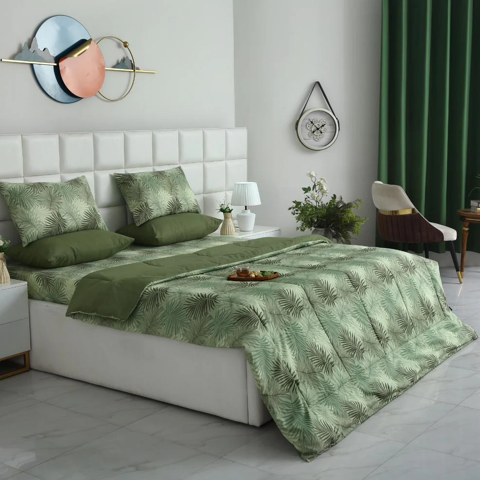 6 PCs Summer Comforter Set-Emberlad