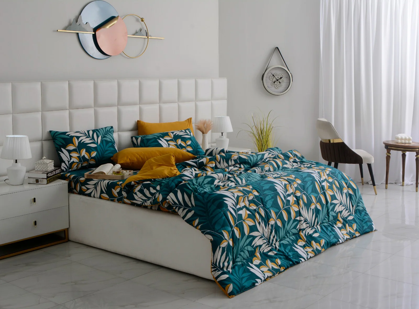 6 PCs Summer Comforter Set-Tropicals