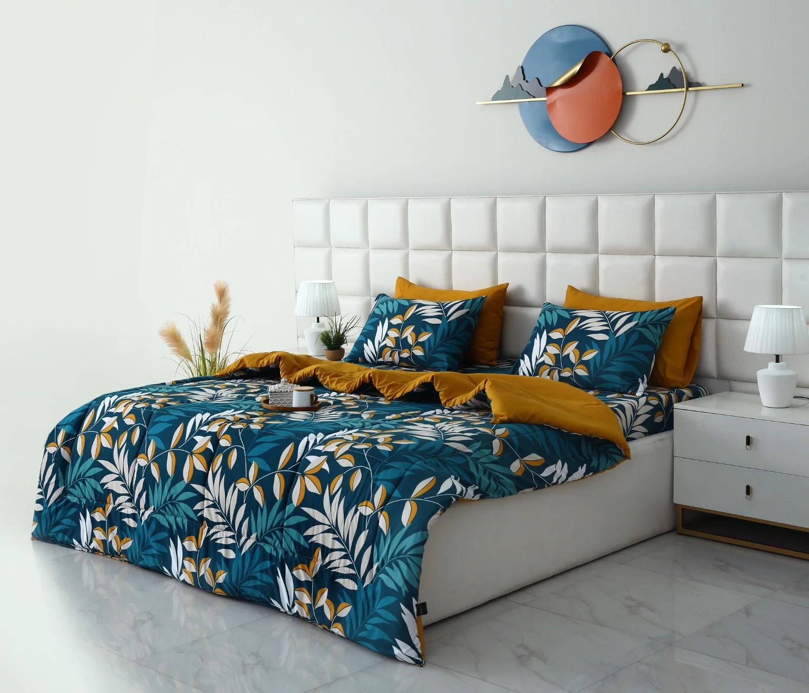 6 PCs Summer Comforter Set-Tropicals - Image 2