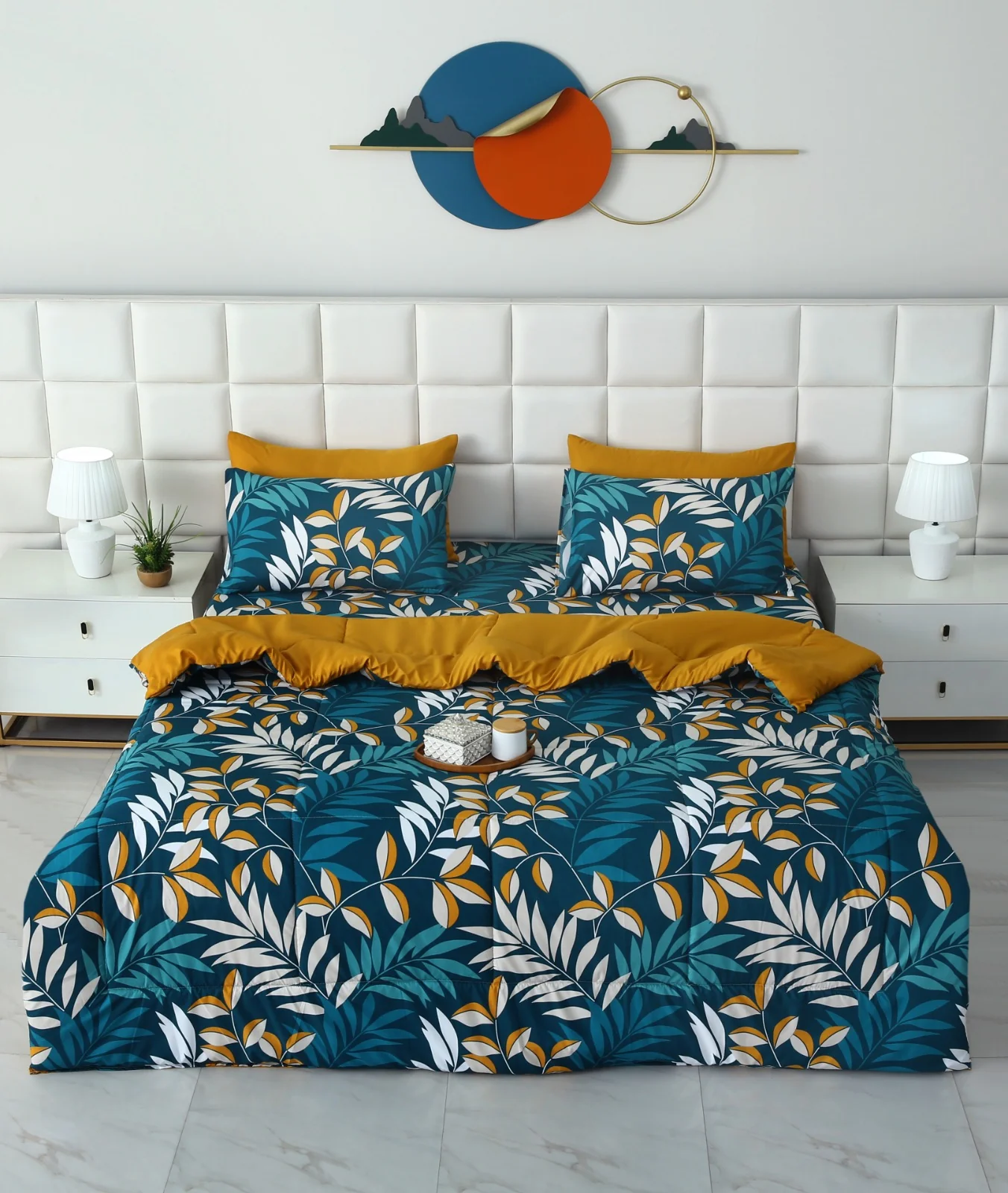 6 PCs Summer Comforter Set-Tropicals - Image 6