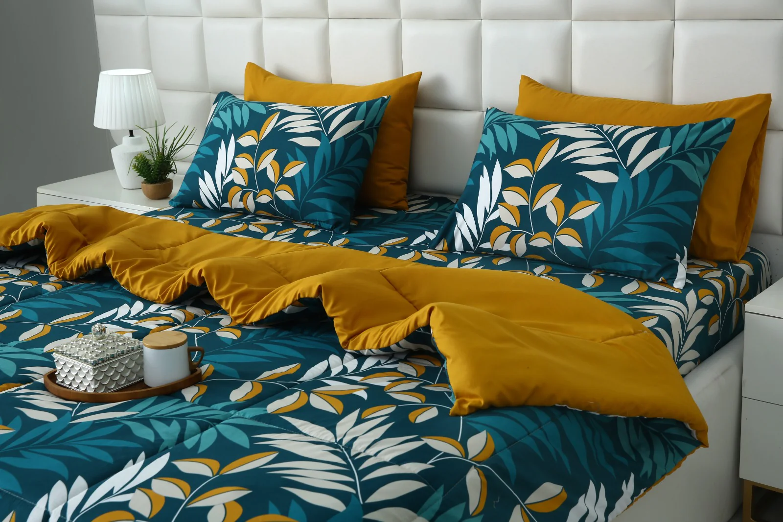 6 PCs Summer Comforter Set-Tropicals - Image 7
