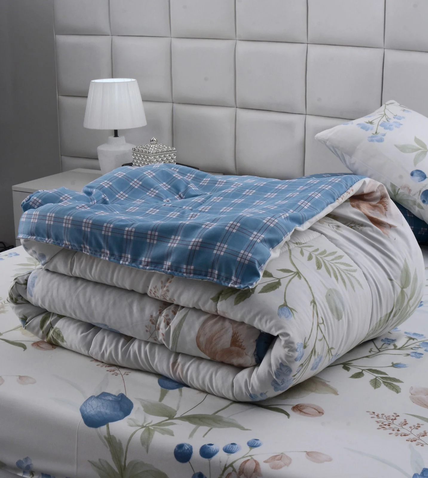 6 PCs Summer Comforter Set-Water Lily - Image 9