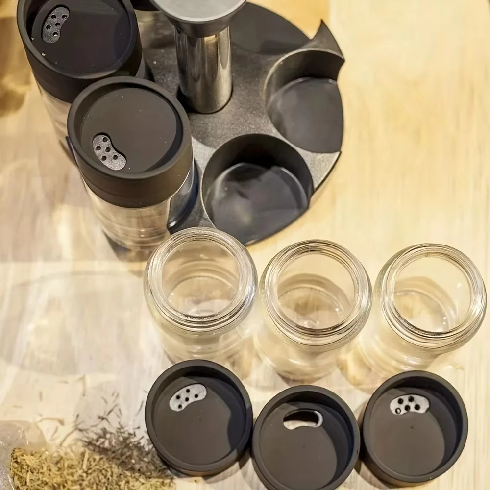 6PCS Rotatable Spice Jar-SA 2411-50 - Image 4