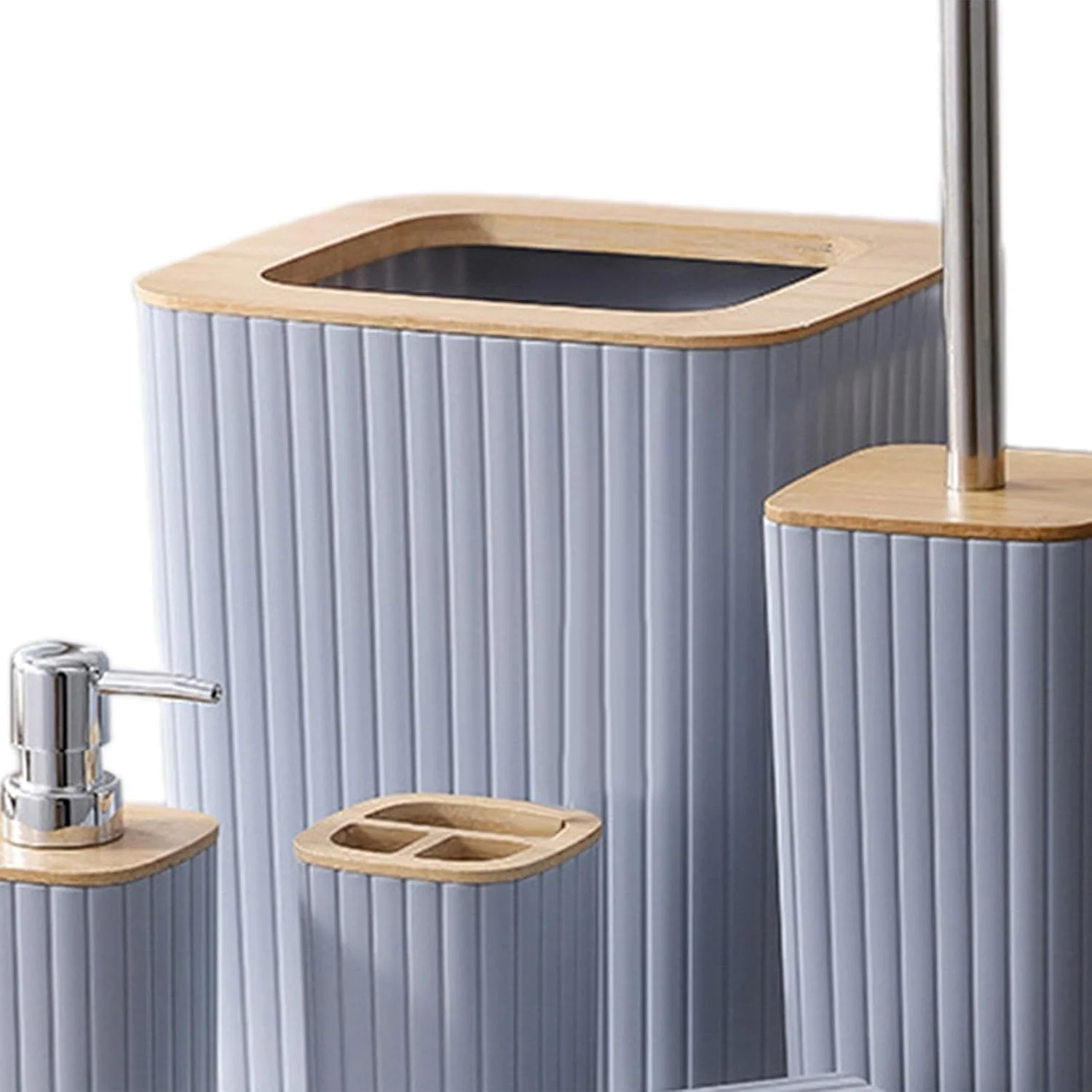 7PCS Bathroom Accessory Set-SA2408-310(Grey) - Image 3