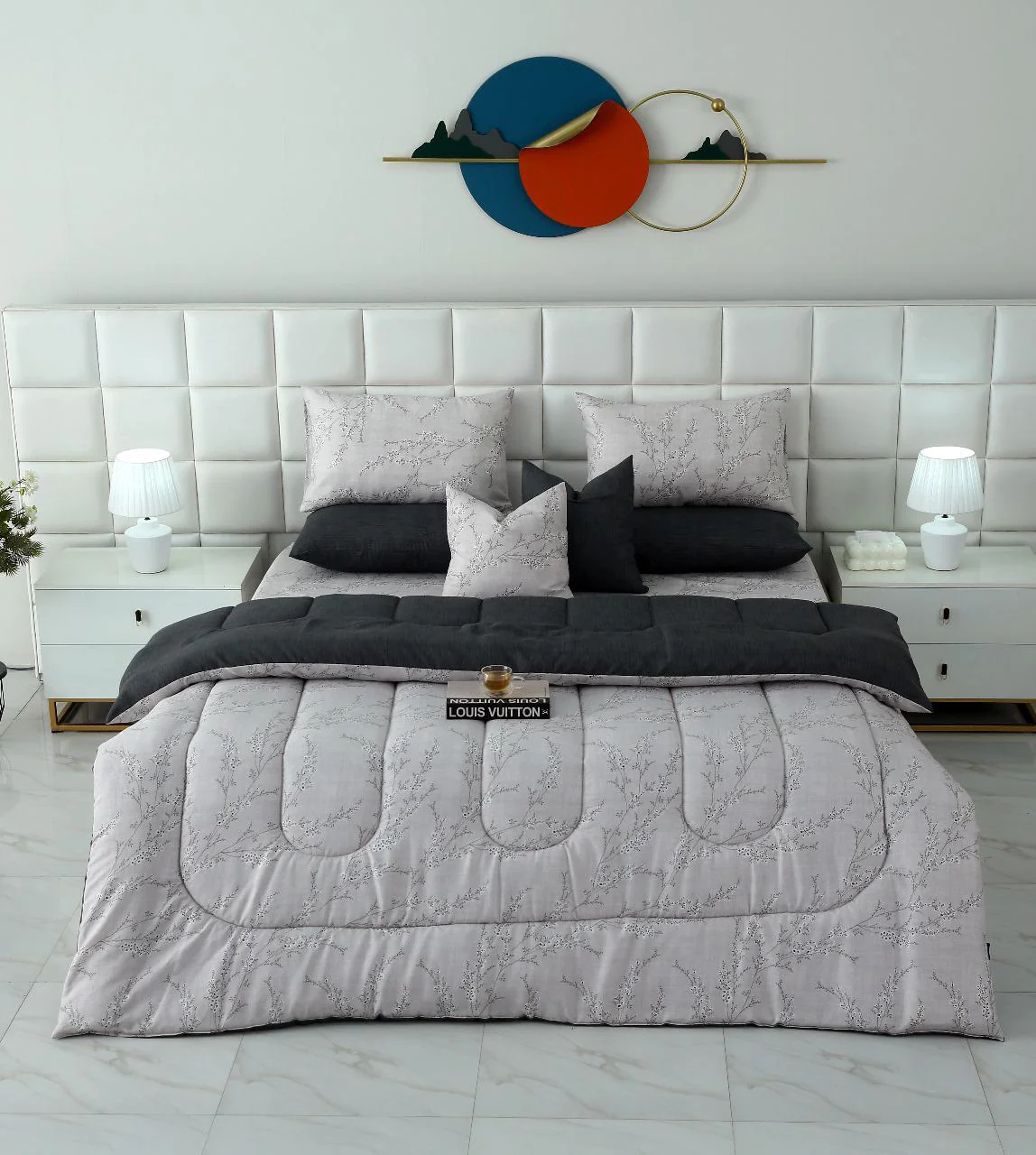 8 PCs Winter Razai Set-Jaipur Weaves - Image 2