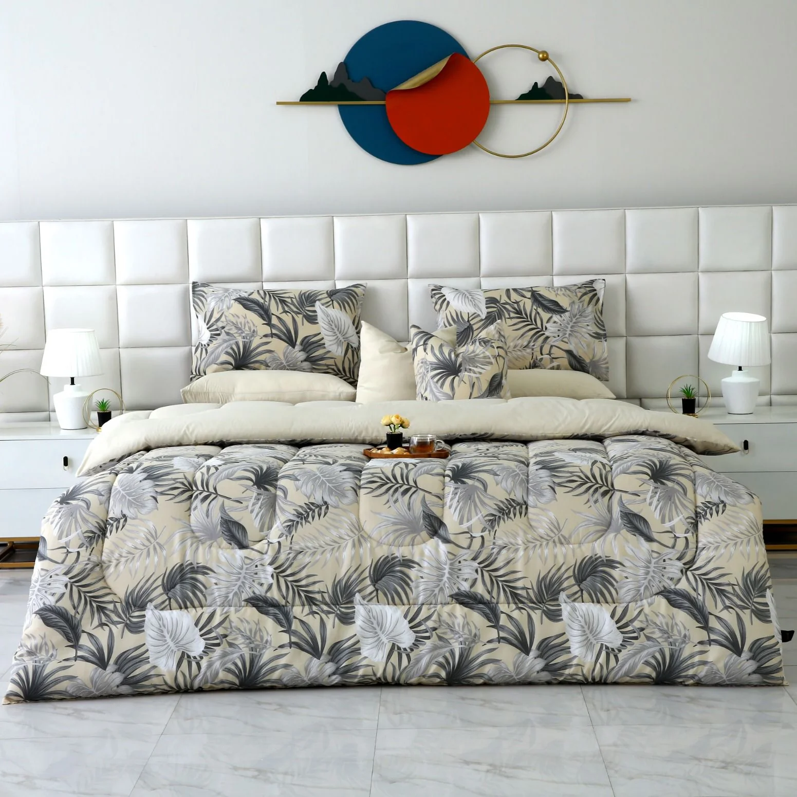 8 PCs Winter Razai Set-Hawaii(With Base Reverse)