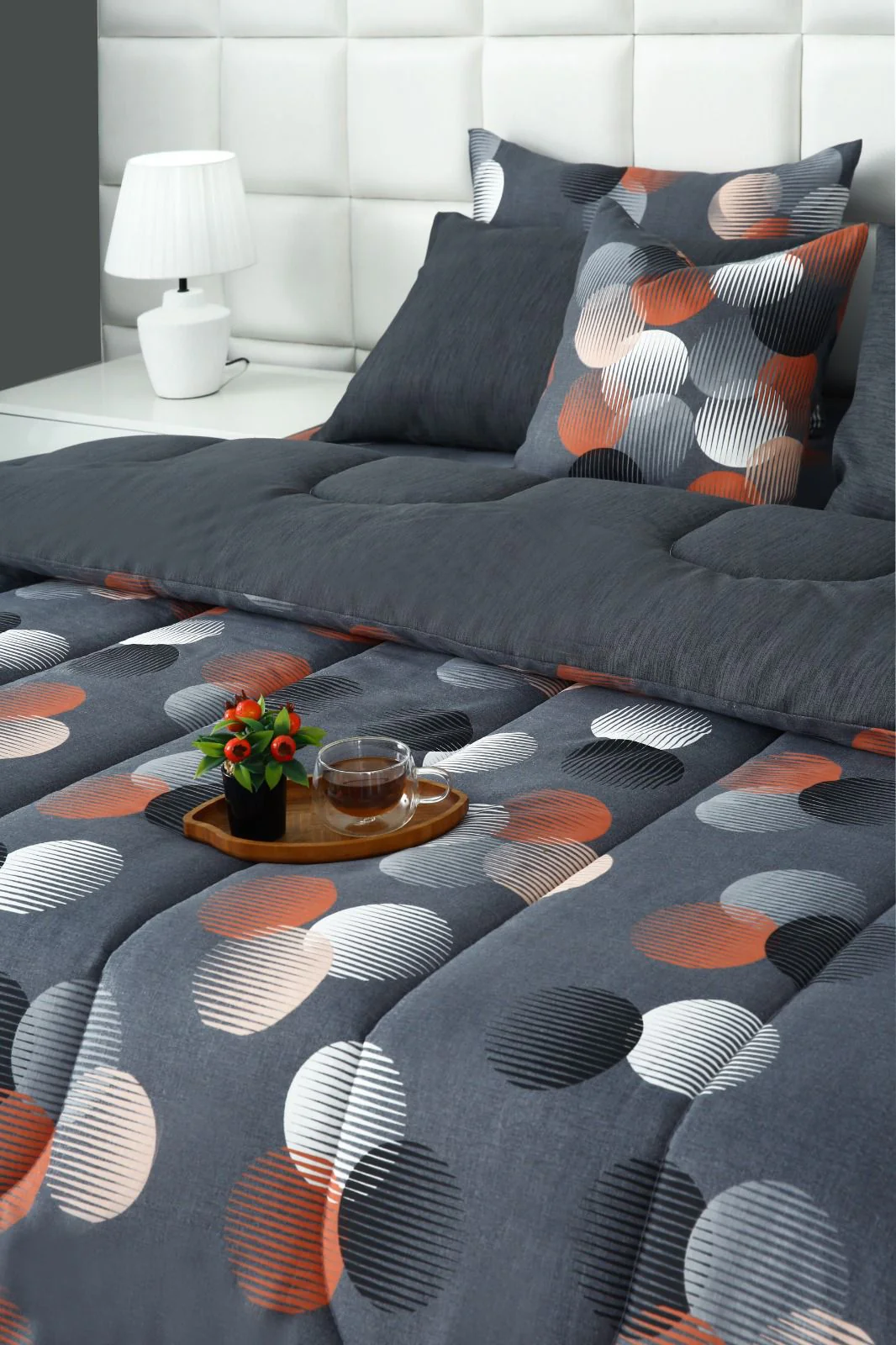 8 PCs Winter Razai Set-Illustration Design - Image 5