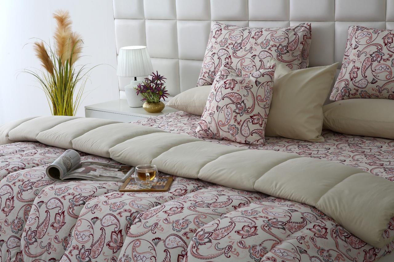 8 PCs Winter Razai Set-Pink Paisley - Image 5