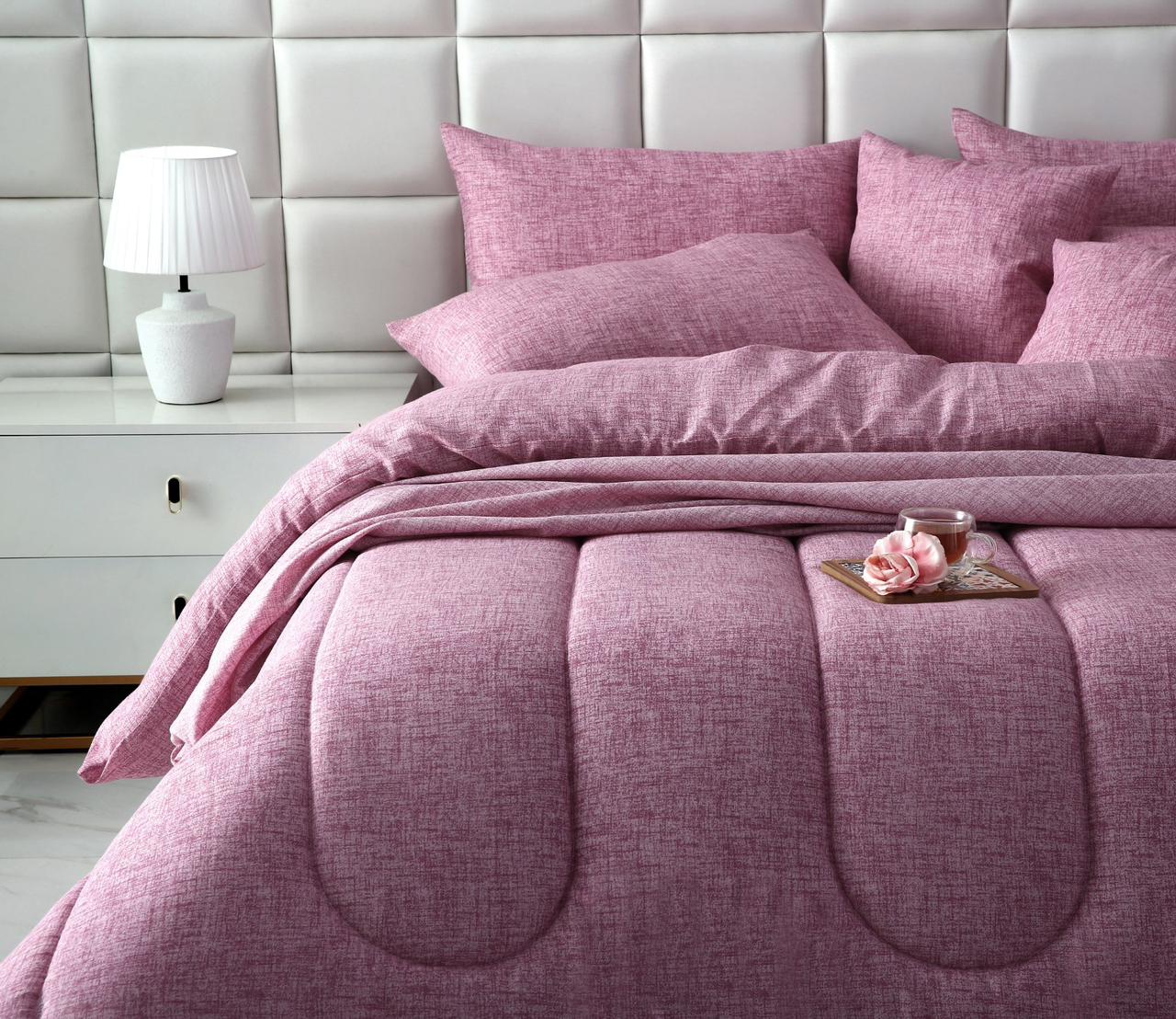 8 PCs Winter Razai Set-Pink Texture - Image 5