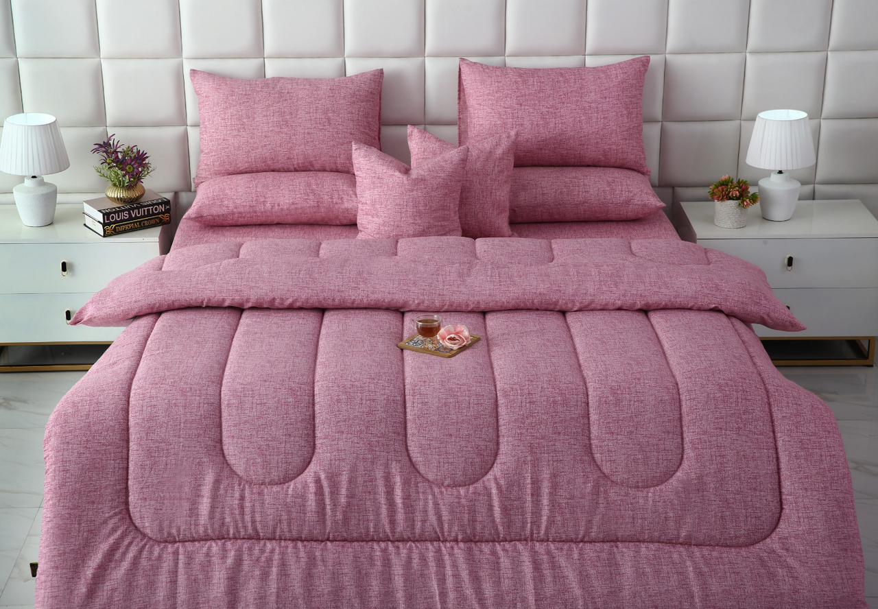 8 PCs Winter Razai Set-Pink Texture - Image 8