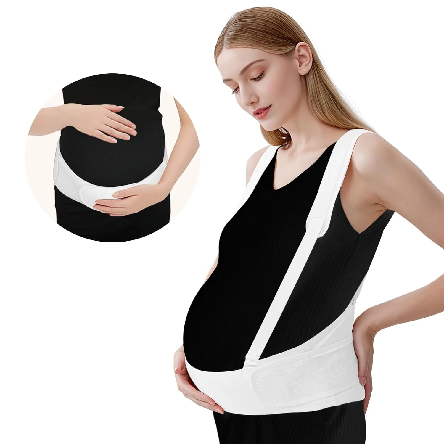 Belly Bands for Pregnant Women With Double Support-SA2411-55 - Image 9
