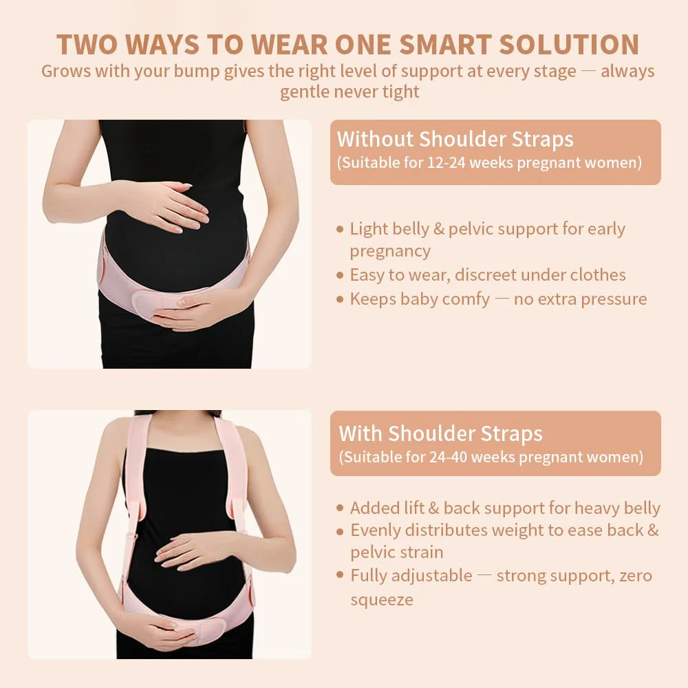 Belly Bands for Pregnant Women With Double Support-SA2411-55 - Image 7